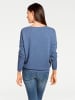 Heine V-Pullover in blau