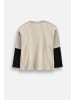 Coccodrillo Langärmliges Baumwollshirt in beige