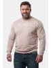 Men Plus Kurzarm T-Shirt in kieselgrau
