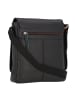 MYWALIT Umhängetasche Leder 22 cm  black/pace