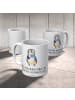 Mr. & Mrs. Panda Kaffeebecher Großeltern Süßigkeiten mit Spruch in Weiß