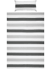 REDBEST Renforcé Bettwäsche in grau-weiß