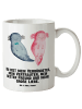 Mr. & Mrs. Panda Große Tasse Mit Henkel Axolotl Freundin mit Spruch in Weiß