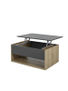 CALICOSY Couchtisch URBAN in Helles Holz - (W) 90  x (H) 44  x (L) 60  cm