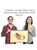 Mr. & Mrs. Panda Outdoormatte Meerschweinchen Weisheit ohne Spruch in Gelb Pastell