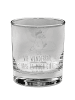 Mr. & Mrs. Panda Whiskeyglas Fuchs Blumen mit Spruch in Transparent