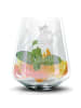 Mr. & Mrs. Panda Whiskeyglas Stinktier Yoga ohne Spruch in Transparent