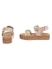 Ital-Design Sandale & Sandalette in Beige und Rosa