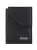 Greenland Nature Black Nappa Geldbörse RFID Leder 7 cm schwarz