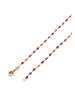 usha FESTIVAL Women Necklace With Lobster Clasp in Rose Gold Multicolor