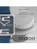 Oozoo Analog-Armbanduhr Oozoo Timepieces dunkelblau extra groß (ca. 30x30mm)