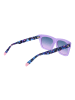 Benetton Frauen Sonnenbrille Rechtwinklig Lila
