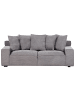 Beliani 3-Sitzer Sofa VISKAN in Grau - (W) 200 x (H) 62 x (L) 74 cm
