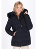 Usha Women Coat in navy