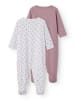 TWO SOON 2er-Pack Pyjama Set in Lilas