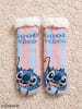 Lilo & Stitch Disney Lilo & Stitch Hüttensocken Haussocken Kuschelsocken Socken in blau/rosa