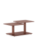 CALICOSY Couchtisch KAYA in Terrakotta - (W) 114,6  x (H) 42,8  x (L) 54  cm
