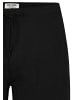 Eight2Nine Lässige Shorts Elastischer Bund Seitentaschen in Schwarz