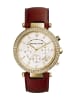 Michael Kors Parker Uhr gold braun Lederarmband MK2249