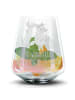 Mr. & Mrs. Panda Tumbler Igel Federschmuck mit Spruch in Transparent