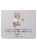 Mr. & Mrs. Panda Mousepad Auszubildender Abenteuer mit Spruch in Grau Pastell
