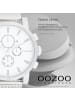 Oozoo Armbanduhr Oozoo Timepieces silber extra groß (ca. 48mm)