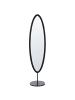Beliani Standspiegel LOUVIGNY in Schwarz - (W) 40 x (H) 167 x (L) 38 cm Vertikal