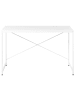 Beliani Schreibtisch ANDASTE in Weiß - (W) 120 x (H) 75 x (L) 60 cm