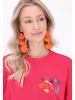 IZIA Women Sweatshirt in fuchsia