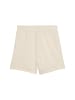 Puma Shorts 'ESS SCRIPT HIGH-WAIST' in beige