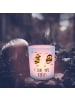 Mr. & Mrs. Panda Windlicht Bienen Paar mit Spruch in Transparent