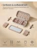 SONGMICS HOME Schmuckkasten Anah in Weiß - (B)20.5 x (H)6 x (T)10.5 cm