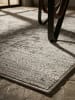 KADIMA DESIGN Teppich Vintage-Perser, Klassisches Muster, Used-Look, Wohnbereich in Silbergrau