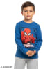 Spiderman Marvel Spiderman Schlafanzug Pyjama Set Langarm Oberteil mit Hose in blau/grau