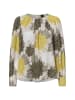 MARC CAIN COLLECTIONS Blusenshirt in khaki mehrfarbig