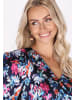 IZIA Damen Bluse in Blau Mehrfarbig