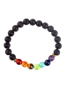 Onamaste Yoga-Armband - Vulkansteine in Schwarz
