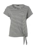 VIA APPIA DUE  Shirt Zeitloses T-Shirt mit gestreiftem Allover-Muster in rosmarin / ecru