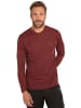 JP1880 Kurzarm T-Shirt in dunkel kirschrot