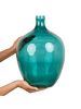 Beliani Blumenvase ROTI in Blau - (W) 29 x (H) 39 x (L) 29 cm