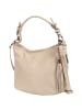 Florence Florence Schultertasche, Shopper Leder beige ca. 30cm