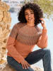 Heine Pullover in papaya-meliert