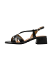 Tamaris Sandalen aus Leder Schwarz