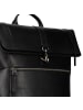 Jost Lund Business-Rucksack Leder 44 cm Laptopfach in schwarz