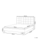 Beliani Doppelbett LA ROCHELLE in Grau/Schwarz - (W) 147 x (H) 109 x (L) 218 cm