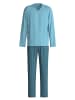 Calida Pyjama in retro blue