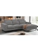 Inn.Furn Sofa grau Cord 276 cm, Ecksofa 4-Sitzer, L-Sofa Ottomane rechts