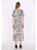 DreiMaster Damen Kleid in Weiss Schwarz