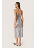 Soaked in Luxury Kleid SLXala Slim fit in Grey Snake Print