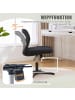 ABRIHOME Bürostuhl 360° drehbar und höhenverstellbar Mesh, Schwarz